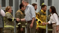 "Gratitud, reconocimiento y comprensión" de los reyes a los que lucharon contra los incendios de Ourense