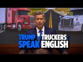 Trump ORDER: Truck Drivers Must SPEAK ENGLISH – Transportation Sec. Duffy Spells Out Plan