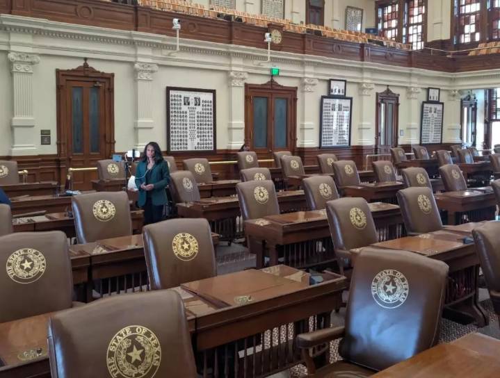 Fort Worth Rep. Nicole Collier refuses to leave Texas House, protesting state trooper escorts