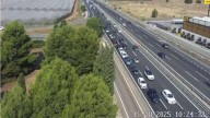 Solo 3 kilómetros de atasco en la A-3 y normalidad en el resto de salidas de València en el festivo del 15 de agosto