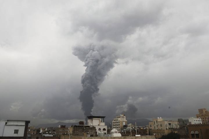Israeli airstrikes hit Yemen’s capital, targeting Iran