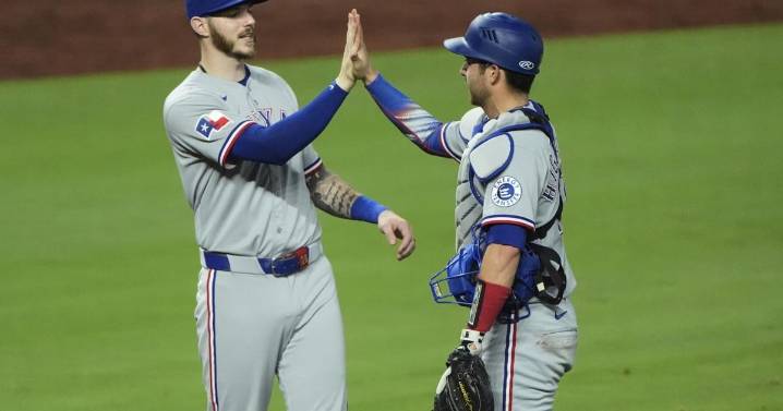 Kyle Higashioka has a 3-run double in the 9th to help the Rangers beat the Royals 6