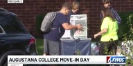 Hundreds of new students move-in for start of classes at Augustana College