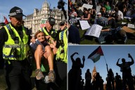 UK police arrest over 400 at protest for banned Palestine support group