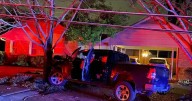 East Memphis homeowner in shock after two violent crashes in her front yard