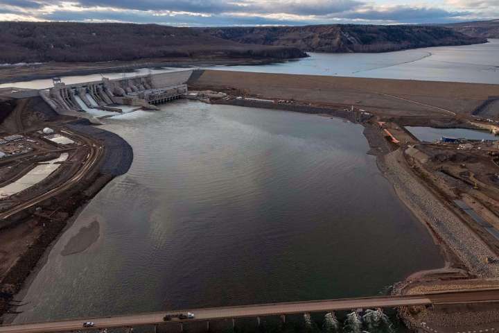 BC Hydro says Site C dam near Fort St. John now fully operational
