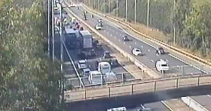 Live M6 traffic updates as Bank Holiday crash leaves two lanes closed