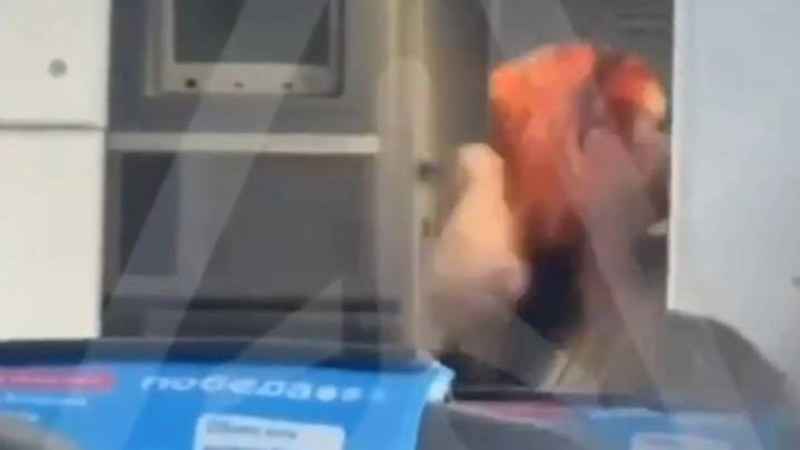 Female passenger launches brutal attack on flight attendants leaving one in tears 'after being told she can't use phone'