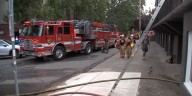 Firefighters rescue man from burning apartment in NW Portland