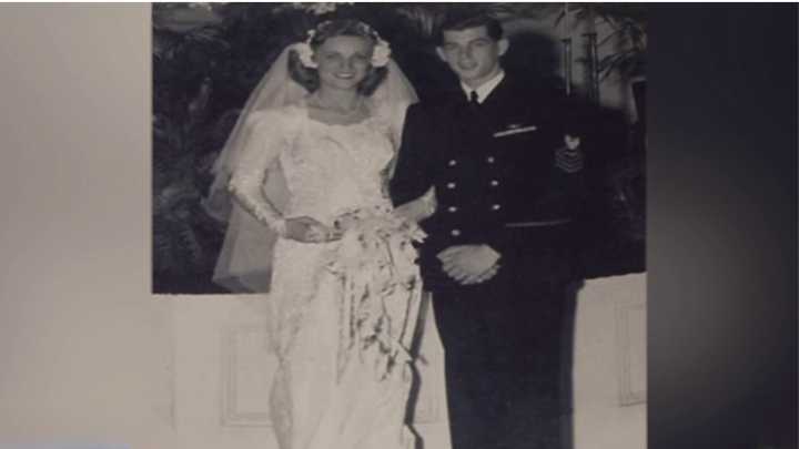 Navy veterans mark 80th wedding anniversary on V