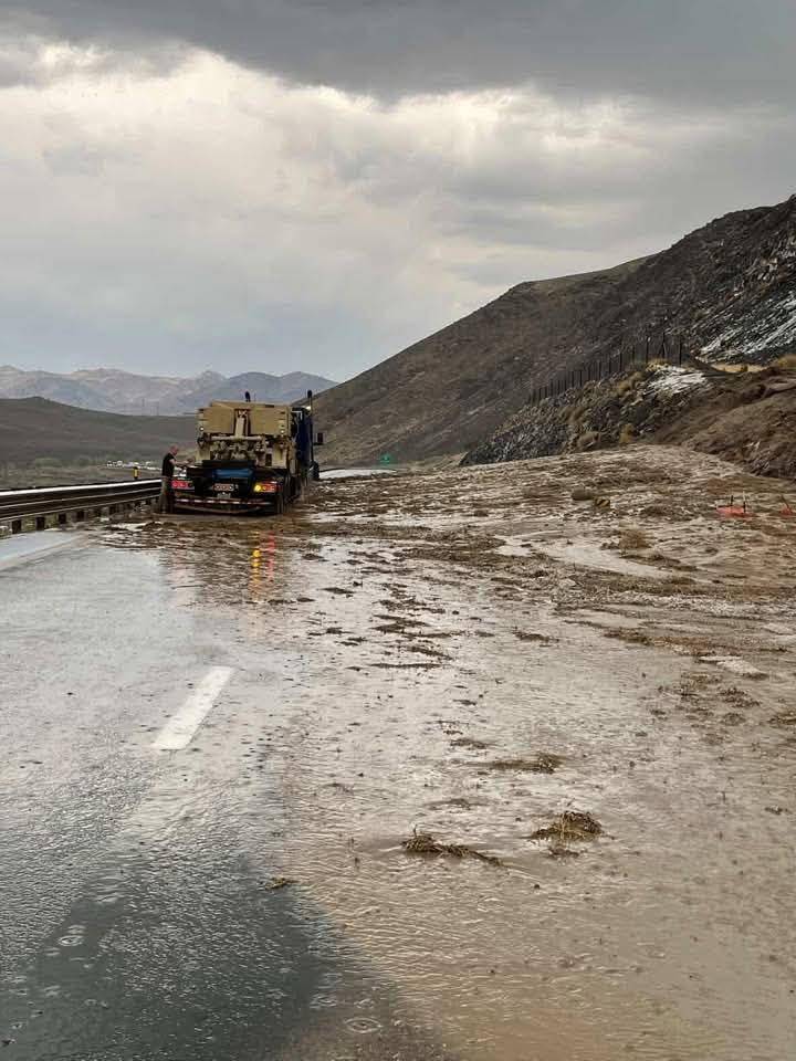 Lyon County working to clear roadways after flash flooding