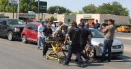 Five-car pileup crash disrupts traffic
