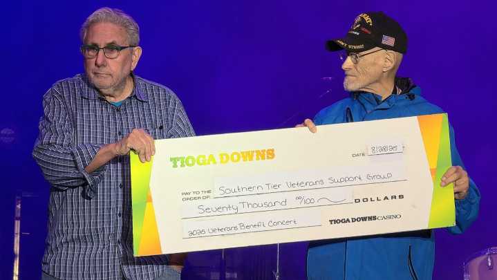 Tioga Downs donates $70k to Southern Tier Veterans Support Group
