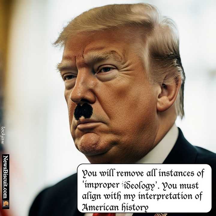 Trump lays it on the line for Smithsonian. Sound familiar?