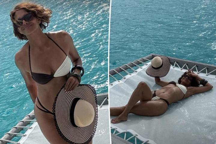 Halle Berry flaunts curves in itty-bitty bikini on Bora Bora vacation