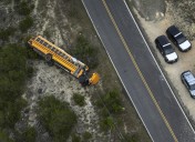 Multiple Texas students are injured in a school bus rollover crash on the first day of class