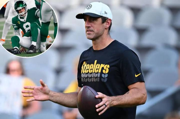 Aaron Rodgers isn't buying into Jets-Steelers hype before his Week 1 return