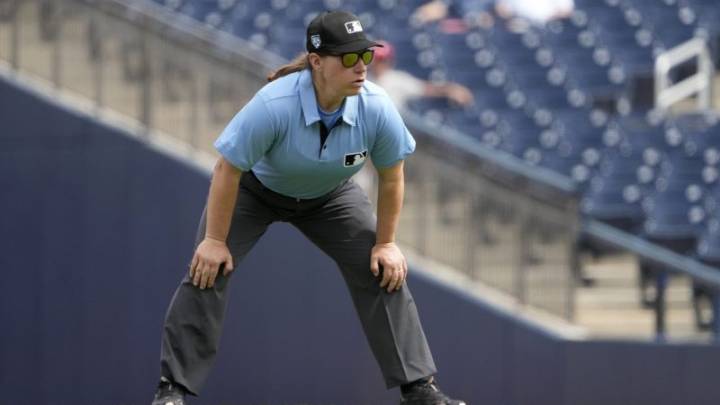 MLB is calling up its first female umpire, Jen Pawol