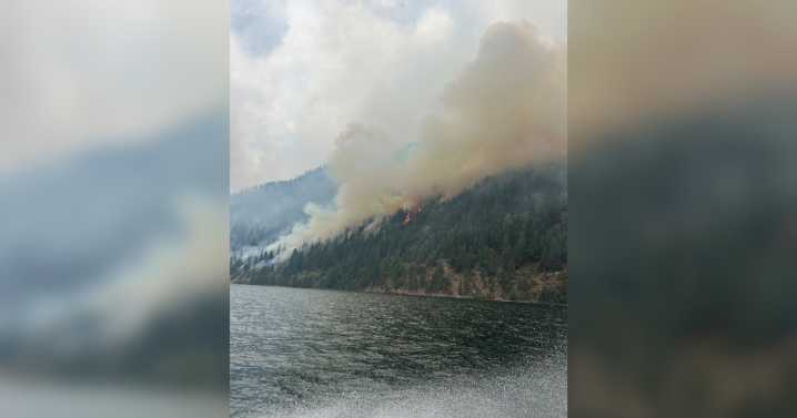 Fire crews continue to increase containment on wildfire burning near Athol