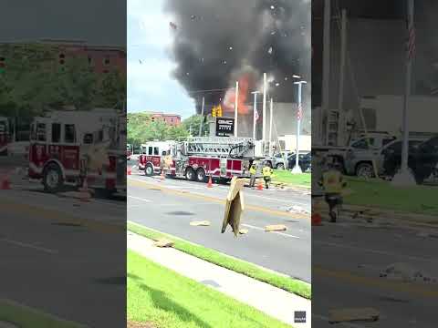 Man in North Carolina spotted leaking gas pipes moments before explosion #shorts