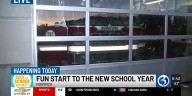 Norwich kindergarteners ride to school in fire trucks on first day