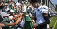Jets' Sauce Gardner sits out practice with sore calf, status for preseason game vs. Giants uncertain