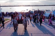 Fieles renovaron la devoción a Santa Elena en la histórica procesión náutica