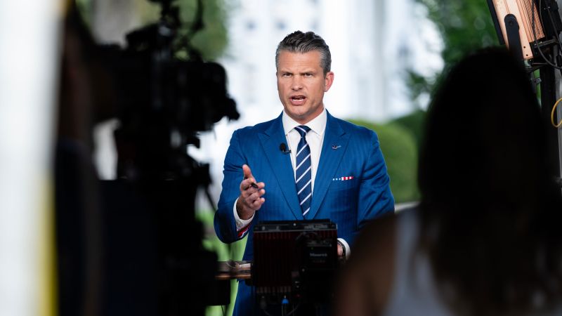 Pentagon says Hegseth supports women’s right to vote despite sharing video saying otherwise