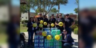 Residents donate dozens of water cases to Chandler Fire Department