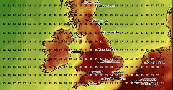 UK weather warning issued as heatwave to move in across country