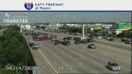 Multi-vehicle crash involving heavy truck closes several lanes on Katy Freeway at Mason Road