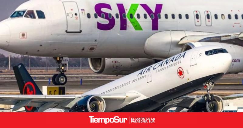 Turismo SKY Airline y Air Canada: acuerdo interlínea abarcando destinos en Chile, Argentina entre ellos El Calafate