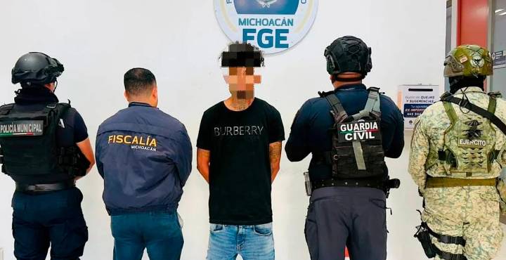 Detienen a presunto implicado en delitos contra la salud en Jacona; tenía orden de aprehensión vigente