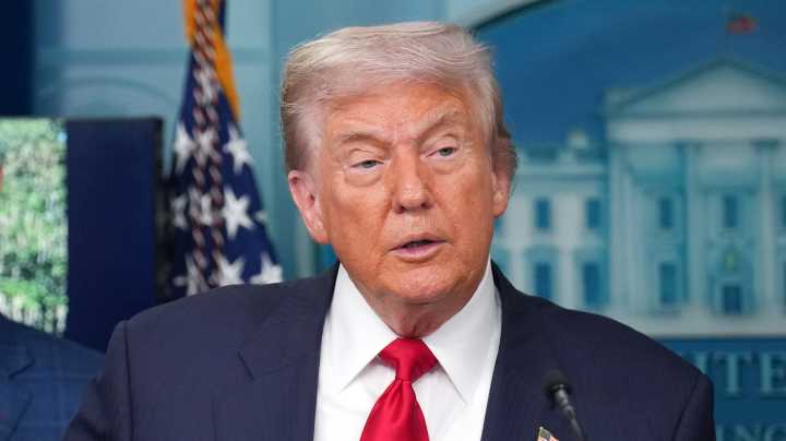 Trump Finally Gets A Bleach Touch-Up After Neglecting His Near