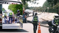 Pareja se accidentó en Cali al intentar evadir un control de movilidad; esto fue lo que pasó