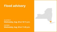 NY weather: Flood advisory active for Rockland and Westchester counties Wednesday night caused by heavy rainfall
