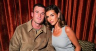 Tommy Paul Poses with Fiancee Paige Lorenze at Burberry Dinner Co-Hosted with Jack Draper 