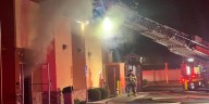 Fire damages Burger King in New London