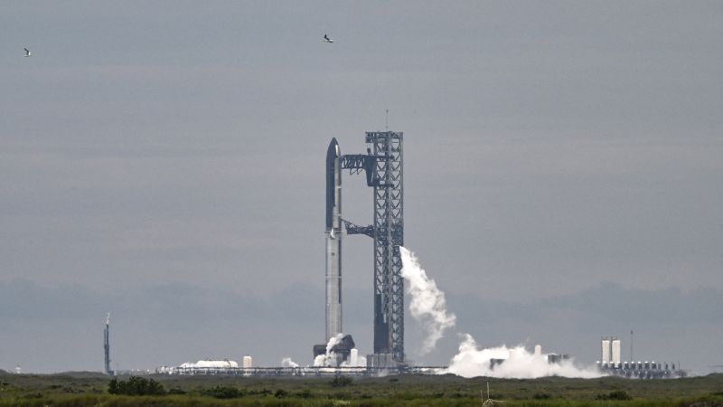 SpaceX canceló el intento de lanzamiento del megacohete Starship