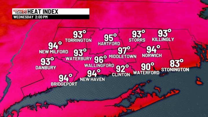 Hazy, hot & humid today & tomorrow with scattered thundershowers