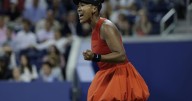 Everything comes up roses for Naomi Osaka in sparkly red look for US Open win