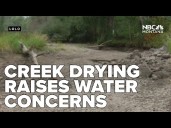 Lolo Creek drying raises concerns over water