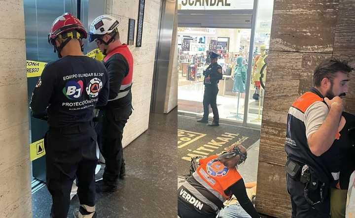Se cae elevador en Plaza Mitikah CDMX, deja dos heridos y obliga a cierre temporal