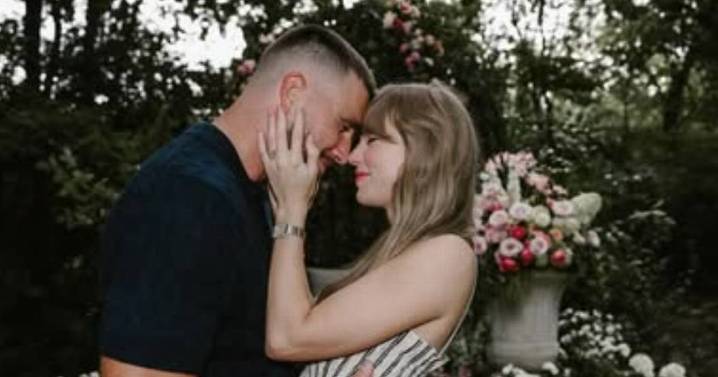 Taylor Swift and Travis Kelce pictured for first time since engagement bombshell