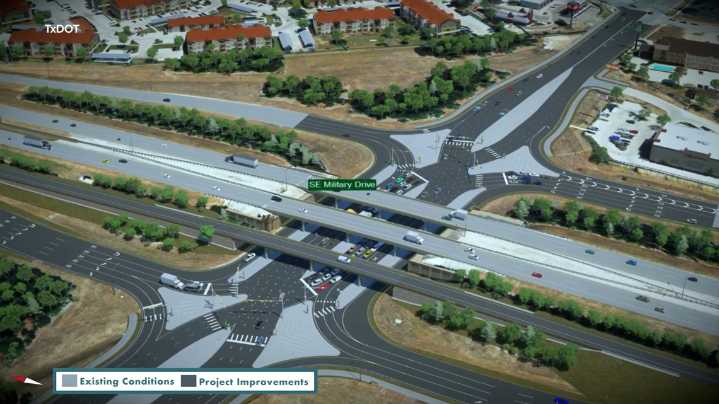 South-side interchange would be just the second of its kind in San Antonio