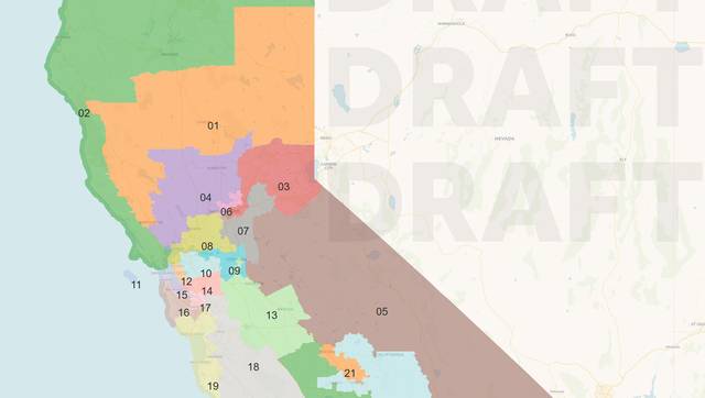 LEAKED DRAFT | Maps show how California's redrawn congressional lines could look