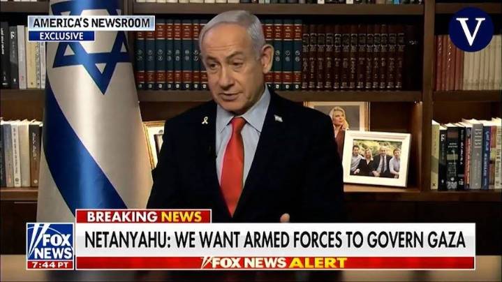 VIDEO: Netanyahu afirma que quiere invadir toda Gaza y dejarla bajo control de países árabes