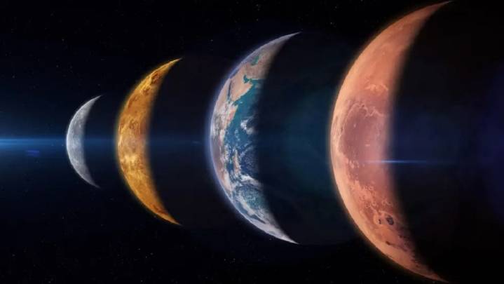 La Luna se alineará con Venus, Júpiter y Mercurio en agosto