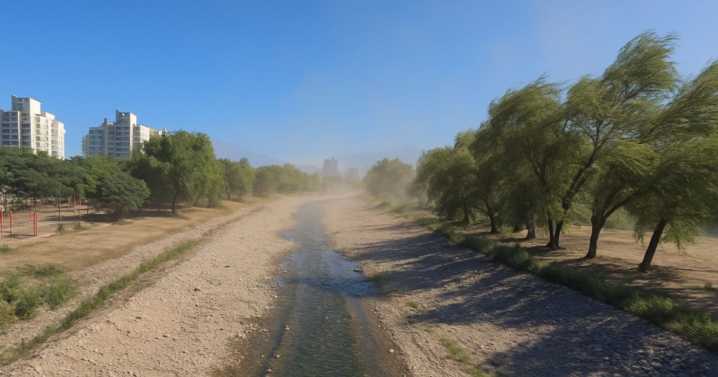 Toda la provincia bajo alerta amarilla por vientos