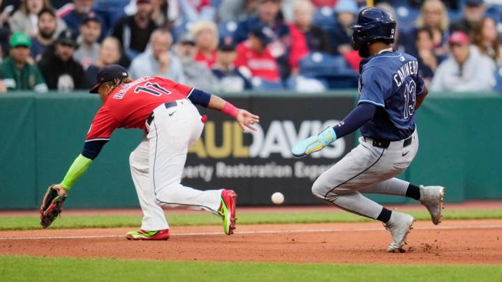 6 straight losses: Junior Caminero homers twice as Tampa Bay Rays beat slumping Cleveland Guardians 9
